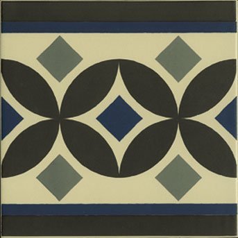 Декоративные элементы Vives 1900 Guell-2, цвет разноцветный, поверхность матовая, квадрат, 200x200