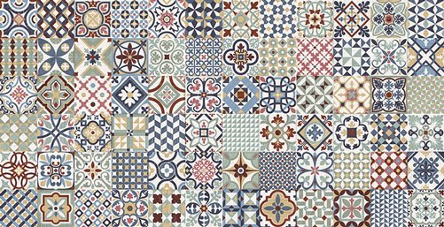 Декоративные элементы Gaya Fores Deco Heritage Mix, цвет разноцветный, поверхность глазурованная, прямоугольник, 320x625