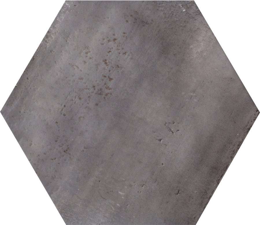 Керамогранит Cir Fuoritono Esagona Grigio Opaco Matt 1072709, цвет серый, поверхность матовая, шестиугольник, 240x277