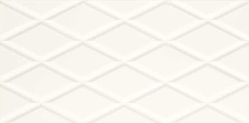 Керамическая плитка Paradyz Moonlight Bianco Structure B, цвет белый, поверхность глянцевая, прямоугольник, 295x595
