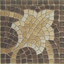 Вставки Vives Iliada Cantonera Afrodita Marron, цвет коричневый, поверхность полированная, квадрат, 217x217