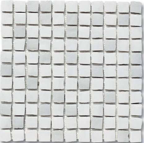 Мозаика Ker-av Frammenti&Riflessi Ghiaccio su Rete (2,5X2,5) KER-9026, цвет серый, поверхность глянцевая, квадрат, 300x300
