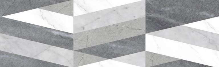 Керамическая плитка Colorker Lincoln Graphic White 219028, цвет серый, поверхность глянцевая, прямоугольник, 316x1000