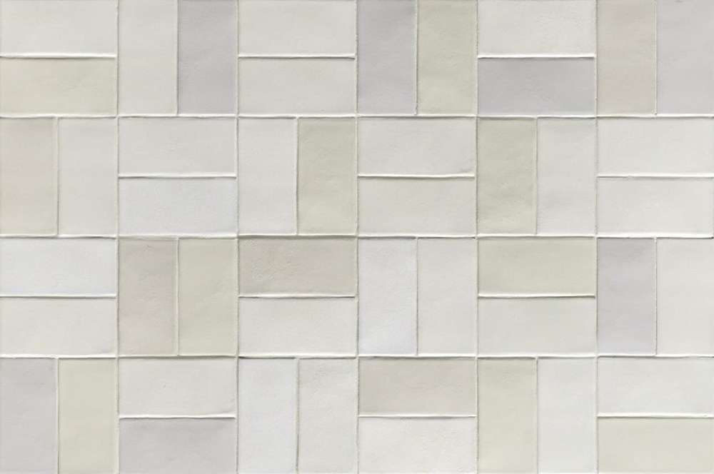 Керамогранит Mutina Lane Base White Bolb01, цвет белый, поверхность матовая рельефная, прямоугольник, 79x160