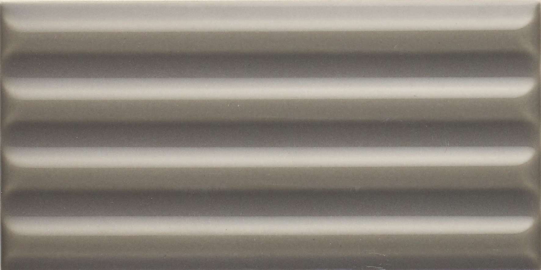 Керамическая плитка 41zero42 WigWag Mud 4100323, цвет коричневый, поверхность глянцевая 3d (объёмная), кабанчик, 75x150