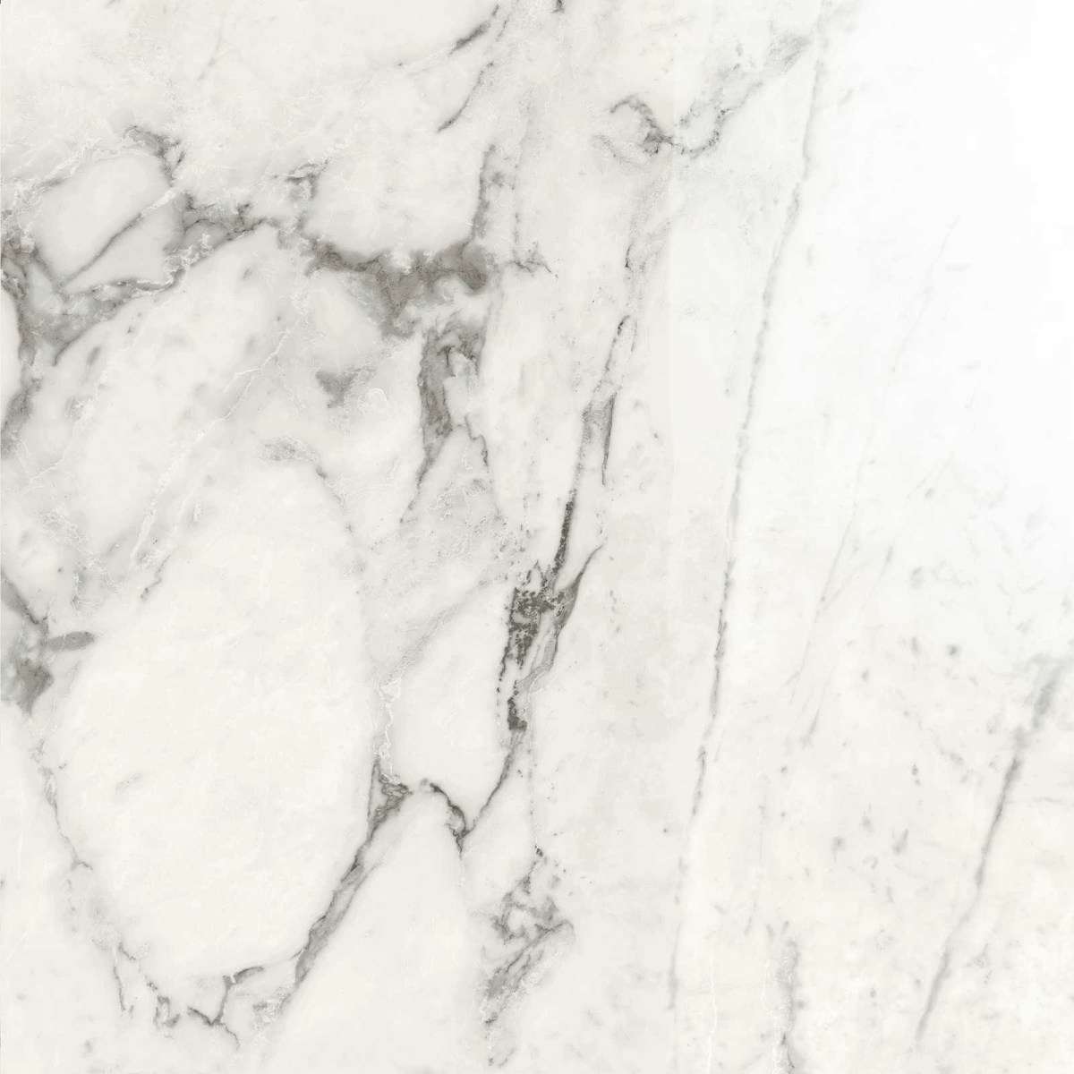Керамогранит Marazzi Italy Allmarble Calacatta Extra Lux Rett M3AV, цвет белый серый, поверхность полированная, квадрат, 600x600