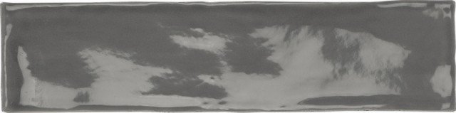Керамическая плитка Harmony Argila Trim.Poitiers Smoke/30 16947, цвет серый, поверхность глянцевая, под кирпич, 75x300
