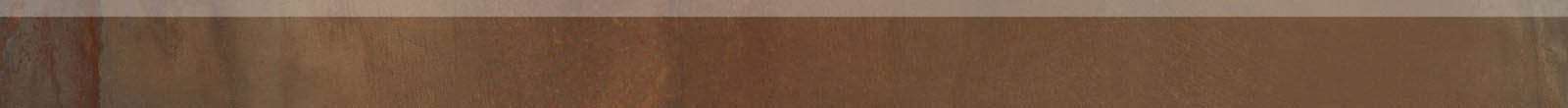 Бордюры ABK Interno 9 Batt. Rust Ret PF60000720, цвет коричневый, поверхность матовая, прямоугольник, 55x800