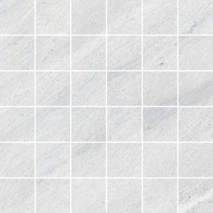Мозаика Керамин Руна Мозайка Белый 1, цвет белый, поверхность матовая, квадрат, 300x300