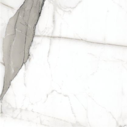Керамогранит Керлайф Royal Bianco, цвет белый серый, поверхность глянцевая, квадрат, 420x420