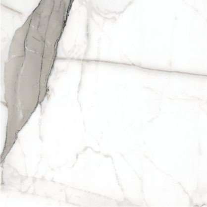 Керамогранит Керлайф Royal Bianco, цвет белый серый, поверхность глянцевая, квадрат, 420x420