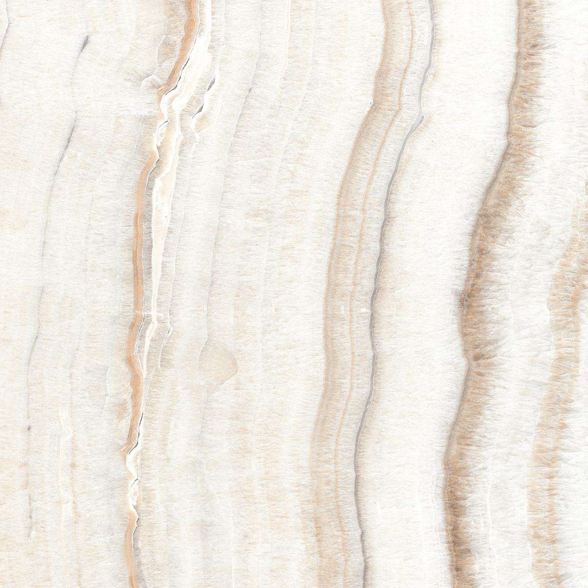 Керамогранит Laparet Onyx Jupiter, цвет белый бежевый, поверхность полированная, квадрат, 600x600
