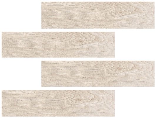 Декоративные элементы Rex Selection Oak White Modulo Listello 738021, цвет белый, поверхность матовая, квадрат, 300x300