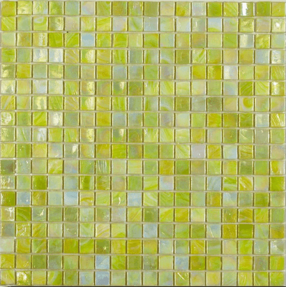 Мозаика Art & Natura Classic Linda 3, цвет жёлтый, поверхность глянцевая, квадрат, 295x295