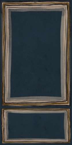 Керамическая плитка Sartoria Scenari Boiserie SASC04612N, цвет синий, поверхность матовая, прямоугольник, 600x1200
