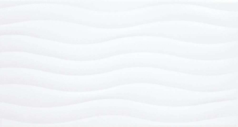 Керамическая плитка Polcolorit Elixir Bianco Fala, цвет белый, поверхность глянцевая, прямоугольник, 300x600