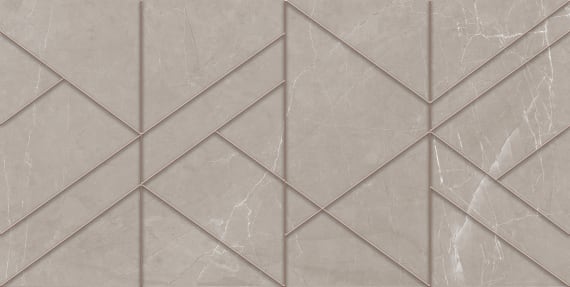 Керамическая плитка Lasselsberger Блюм Декор Геометрия 7360-0008, цвет коричневый, поверхность матовая, прямоугольник, 300x600