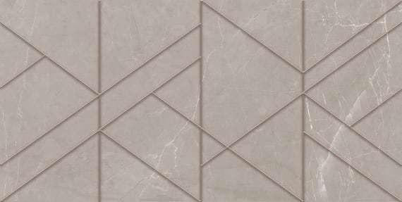 Керамическая плитка Lasselsberger Блюм Декор Геометрия 7360-0008, цвет коричневый, поверхность матовая, прямоугольник, 300x600