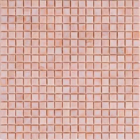 Мозаика Alma Mosaic Opaco NA92, цвет розовый, поверхность глянцевая, квадрат, 295x295
