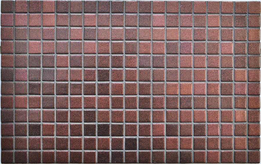 Мозаика Ezarri Space Leo, цвет бордовый, поверхность матовая, прямоугольник, 313x495
