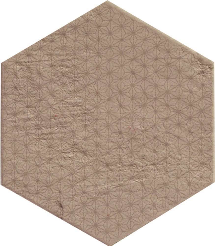 Декоративные элементы Cir Mat C Dec Sandal Esagona 1055469, цвет коричневый, поверхность матовая, прямоугольник, 240x277