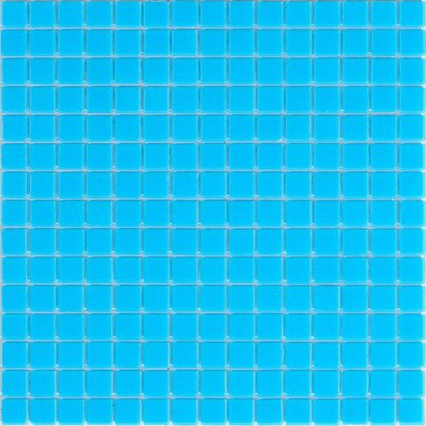 Мозаика Alma Mosaic Sandy SBN310, цвет голубой, поверхность глянцевая, квадрат, 327x327