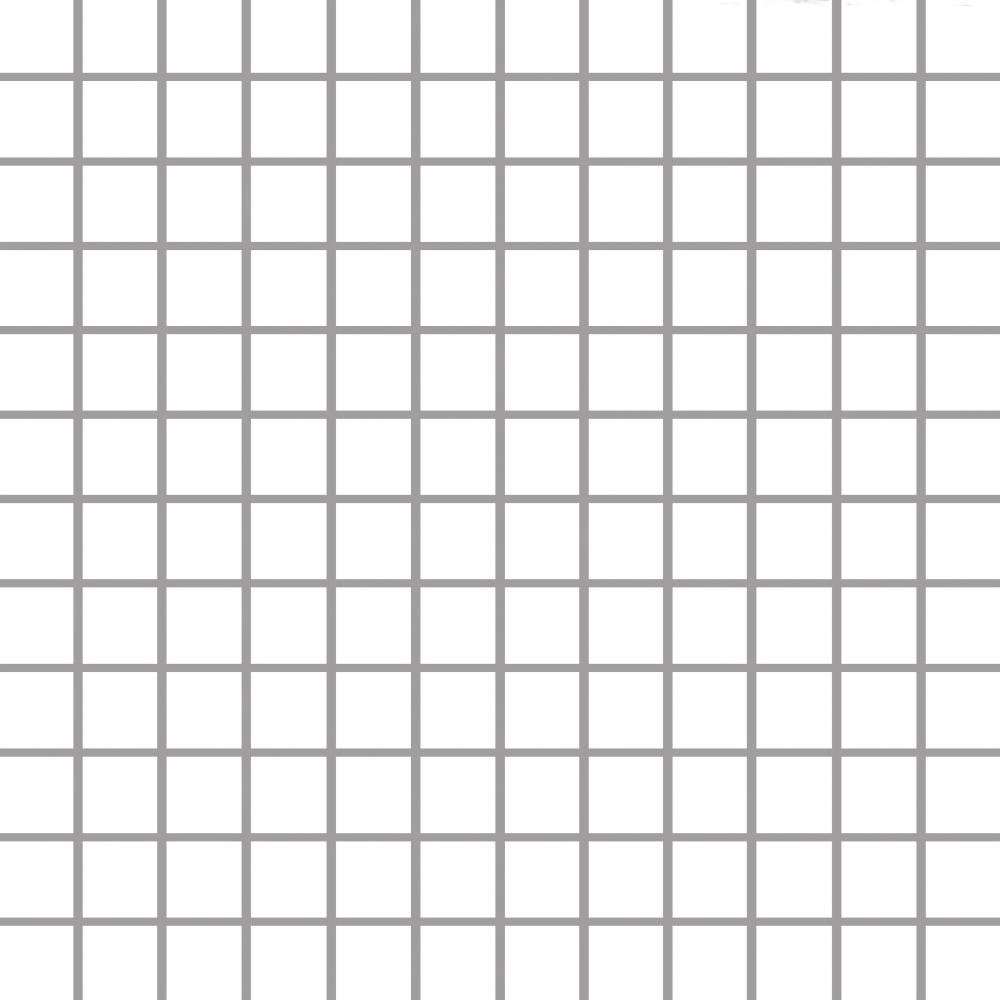 Мозаика Paradyz Albir Bianco Mozaika (2,3x2,3), цвет белый, поверхность матовая, квадрат, 298x298
