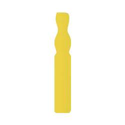 Спецэлементы Cinca Color Line Yellow Boiserie Angle 0445/002, цвет жёлтый, поверхность глянцевая, квадрат, 120x20