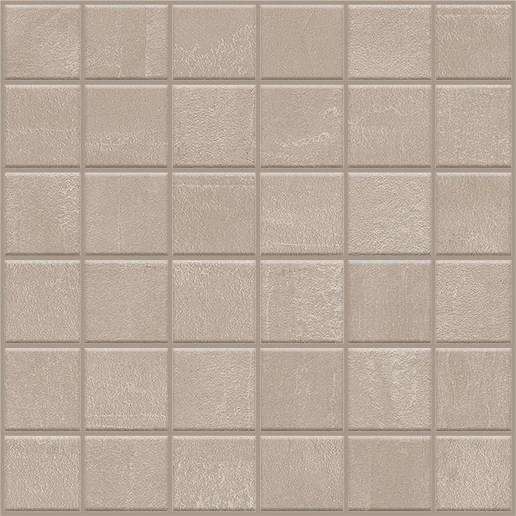 Мозаика Monocibec Thema Earth Mos (4,7X4,7) 92858, цвет коричневый, поверхность матовая, квадрат, 300x300