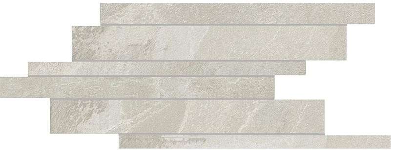 Мозаика Cerim Natural Stone White Modulo Listello Sfalsato 753112, цвет бежевый, поверхность матовая, прямоугольник, 210x400