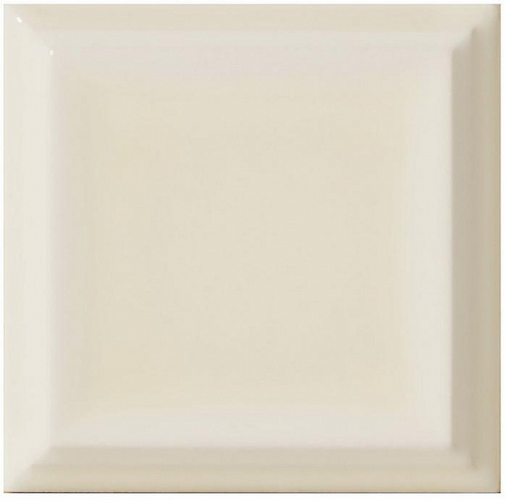 Керамическая плитка Adex ADST1067 Liso Framed Almond, цвет бежевый, поверхность глянцевая, квадрат, 73x73