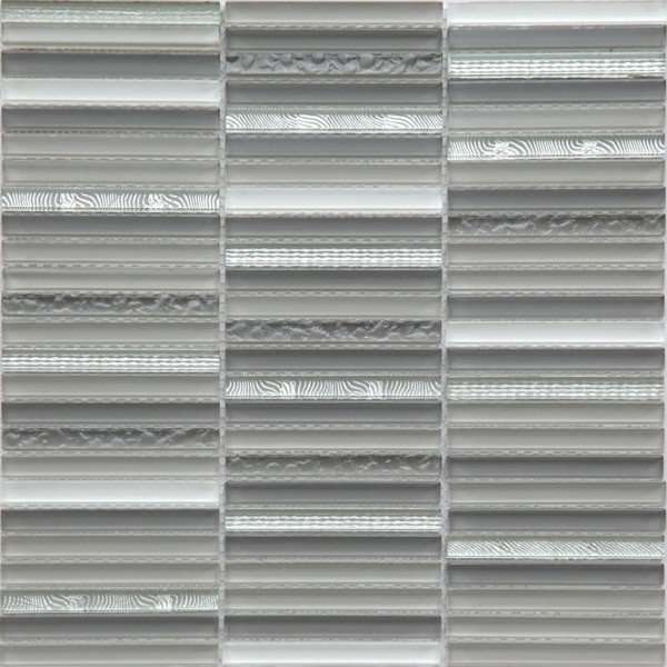 Мозаика Natural Mosaic Spectrum CAS-020 (Стекло), цвет серый, поверхность глянцевая, квадрат, 298x298