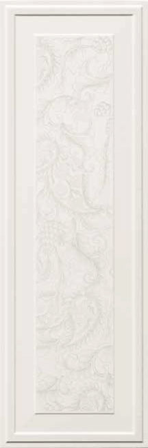 Керамическая плитка Ascot New England Bianco Boiserie Sarah EG3310BS, цвет белый, поверхность матовая, прямоугольник, 333x1000