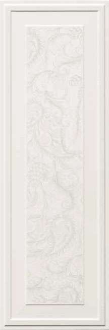 Керамическая плитка Ascot New England Bianco Boiserie Sarah EG3310BS, цвет белый, поверхность матовая, прямоугольник, 333x1000
