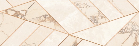 Декоративные элементы Нефрит керамика Ринальди 04-01-1-17-05-11-1723-0, цвет бежевый, поверхность глянцевая, прямоугольник, 200x600