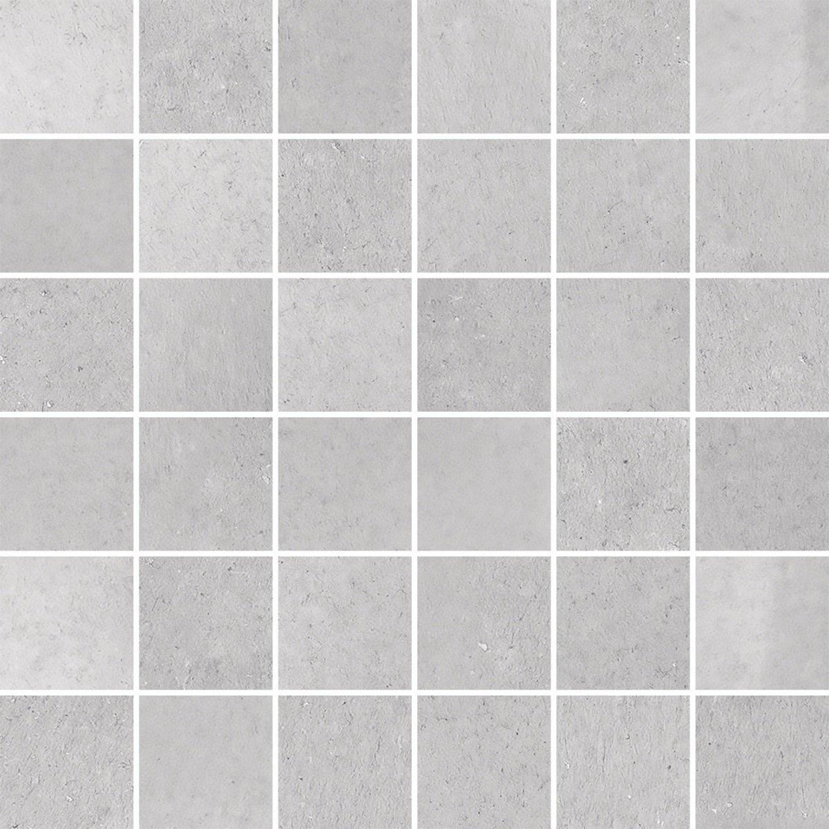 Мозаика Cerdomus Marne Mosaico 4,7x4,7 Cemento Ret 72200, цвет серый, поверхность матовая, квадрат, 300x300
