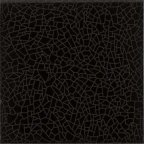 Керамическая плитка Glazurker Catalonia Craquele Black, цвет чёрный, поверхность глянцевая, квадрат, 200x200