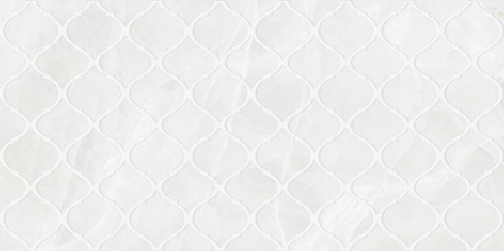 Декоративные элементы Laparet Plazma Nuance Декор белый, цвет белый, поверхность глянцевая, прямоугольник, 300x600