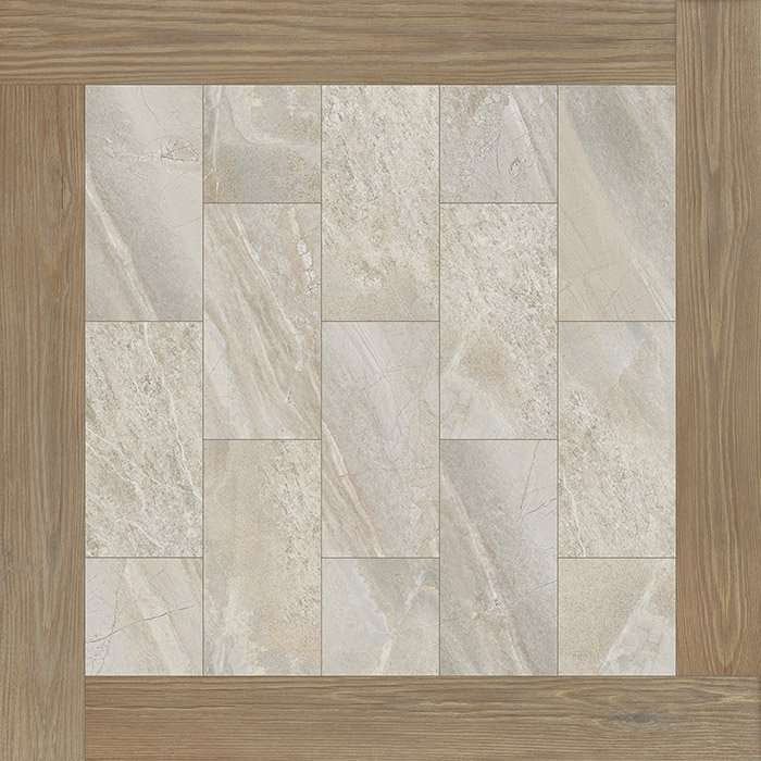 Декоративные элементы Italon Magnetique White Inserto Root 610080000185, цвет слоновая кость, поверхность матовая, квадрат, 600x600