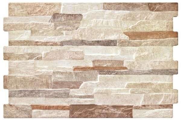 Керамическая плитка Geotiles Brick Mix, цвет разноцветный, поверхность матовая, под кирпич, 340x500