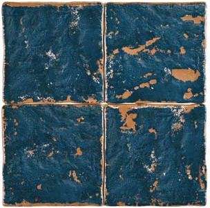 Керамическая плитка Arkadia Palatium I Maghi, цвет синий, поверхность матовая, квадрат, 200x200