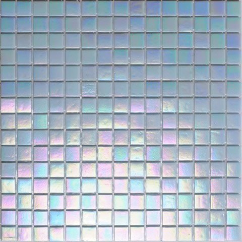 Мозаика Alma Mosaic Pearly PE20, цвет сиреневый, поверхность глянцевая, квадрат, 200x200
