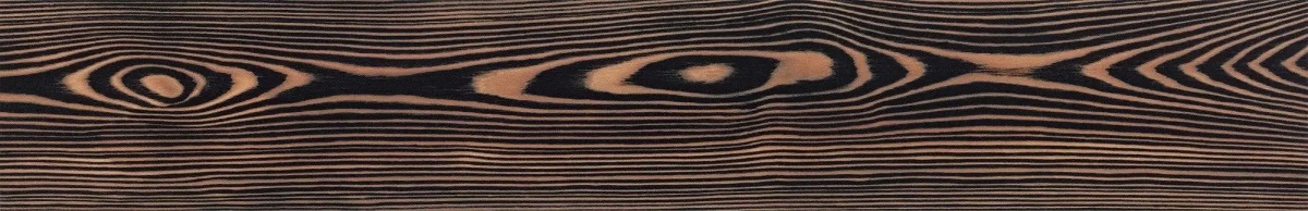 Керамогранит Casalgrande Padana Gendai Wood Black Luc, цвет коричневый, поверхность лаппатированная, прямоугольник, 200x1200