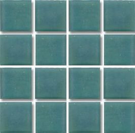 Мозаика Irida Glamour B20.126(1), цвет бирюзовый, поверхность глянцевая, квадрат, 327x327