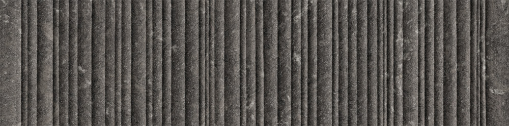 Декоративные элементы Caesar Shapes Of It Gardena Rilievo AFPA, цвет чёрный, поверхность матовая, прямоугольник, 150x600