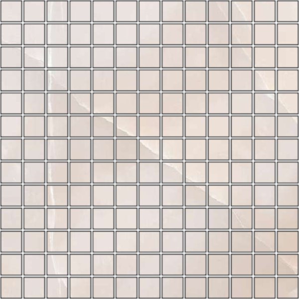 Мозаика FMG Onice Alabastrino Mosaico Lucidato LU30760, цвет бежевый, поверхность полированная, квадрат, 300x300