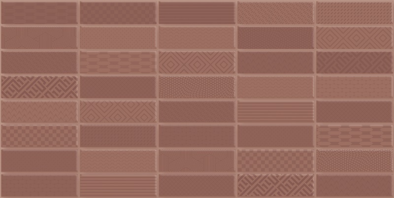 Декоративные элементы Нефрит керамика Джойс 07-00-5-10-31-15-3031, цвет коричневый, поверхность глянцевая, прямоугольник, 250x500