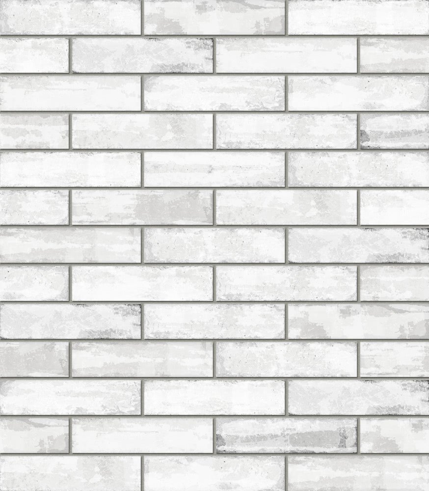 Декоративные элементы Marca Corona Bricklane White Decoro, цвет белый, поверхность матовая, под кирпич, 75x300