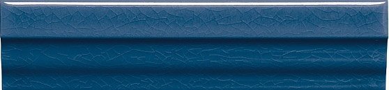 Бордюры Adex ADMO5224 Cornisa Clasica C/C Azul Oscuro, цвет синий, поверхность глянцевая, прямоугольник, 35x150