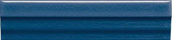 Бордюры Adex ADMO5224 Cornisa Clasica C/C Azul Oscuro, цвет синий, поверхность глянцевая, прямоугольник, 35x150
